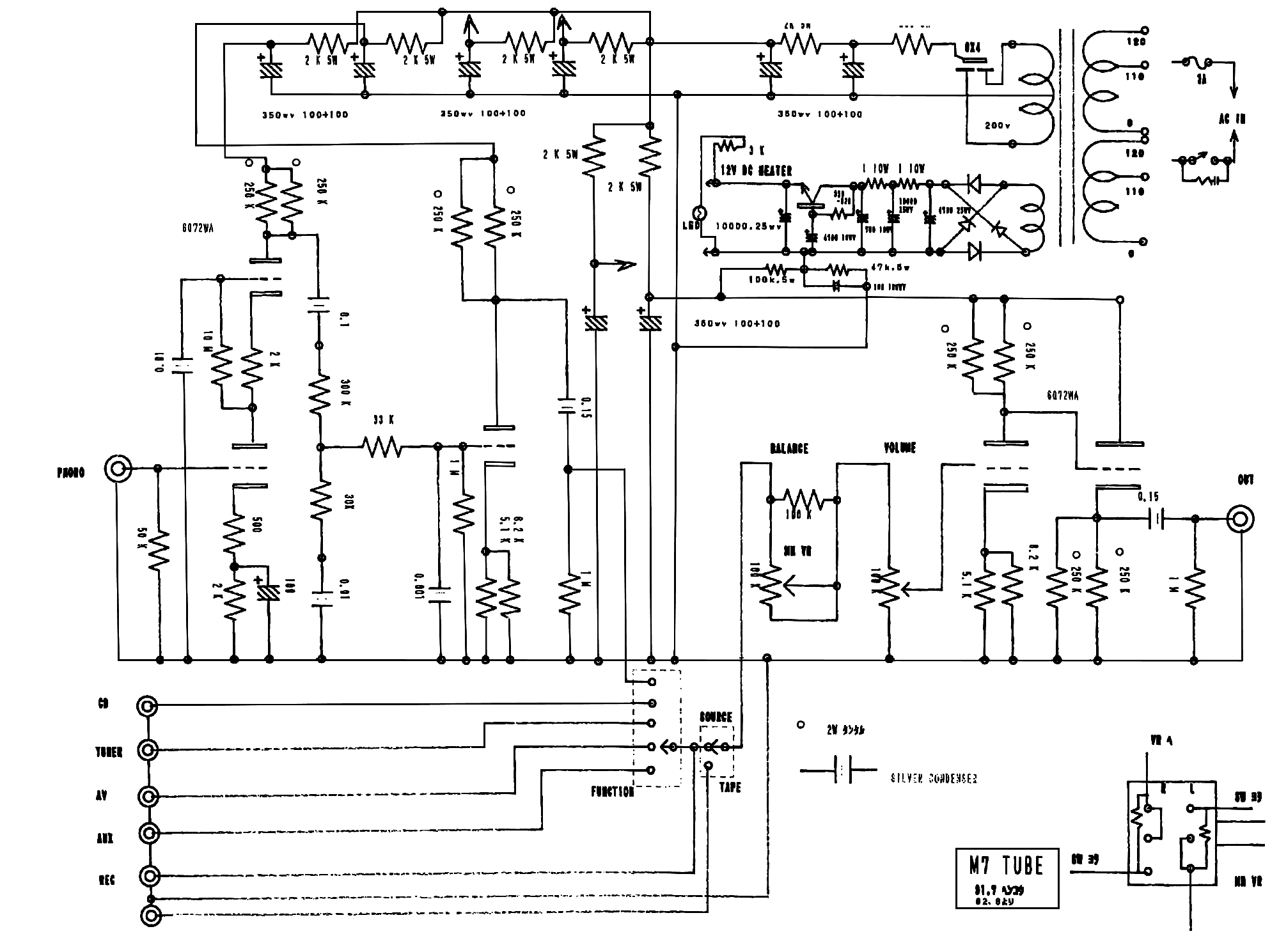 Audio Note M7 Pre Amplifier