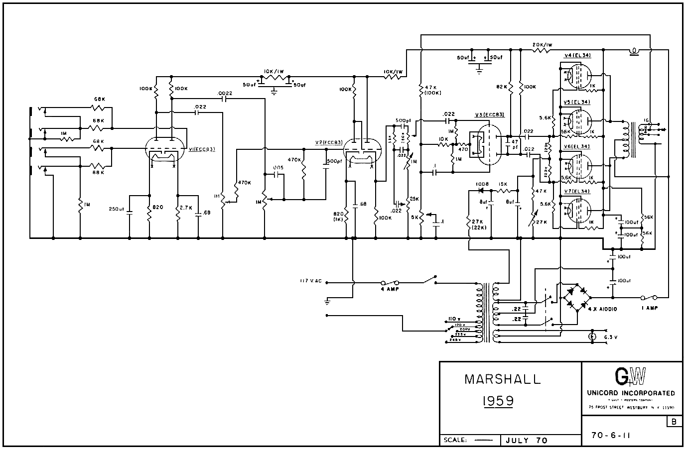 Image Result For Marshall Dsl15h Schematic