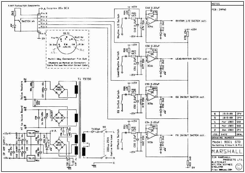 Solved  I Need The Schematics For A Marshall Mg30dfx