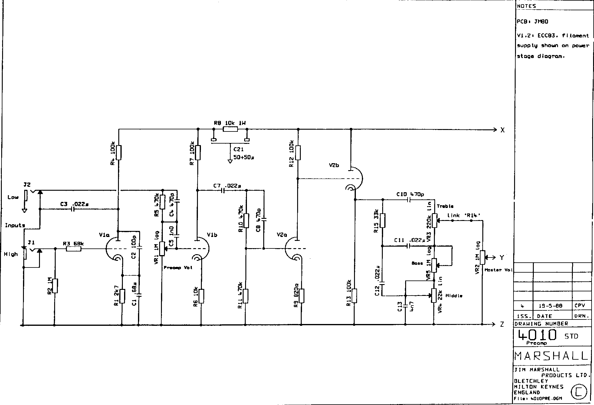 Marshall Schematics