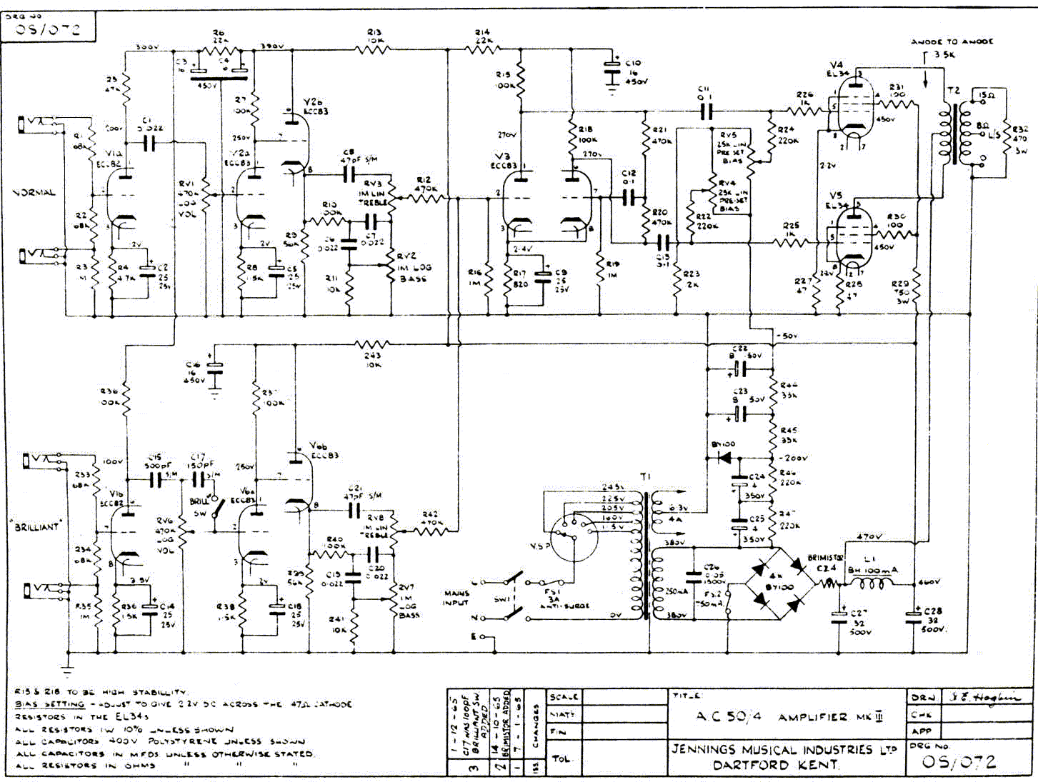 Vox Schematics -